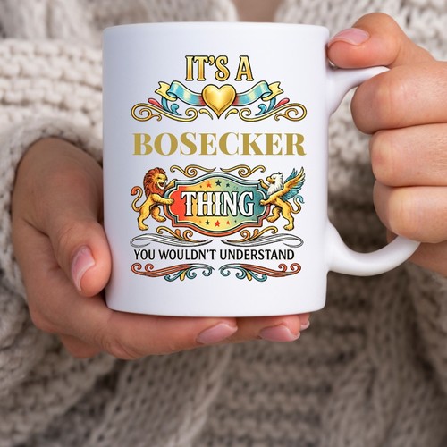Bosecker kaffeebecher nachname - kaffeebecher,